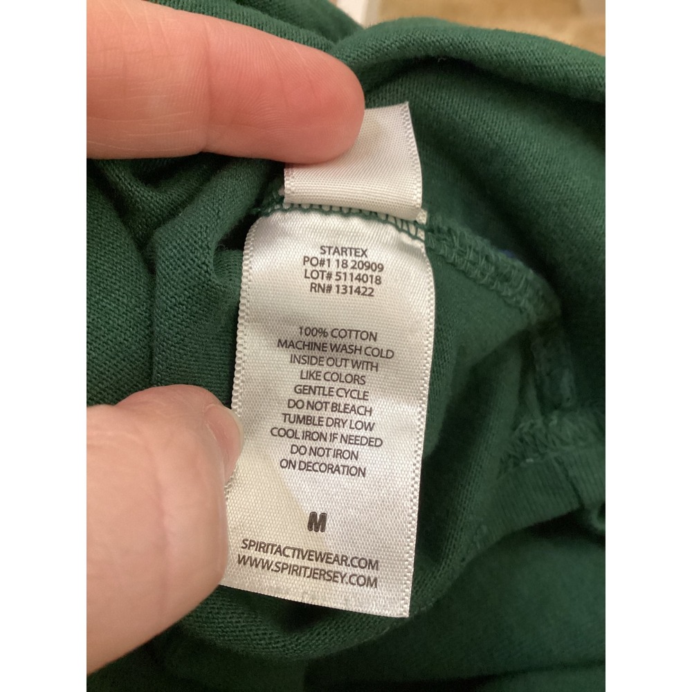 Spirit Jersey Baylor University Women Medium Green Glitter Puff Print - Picture 5 of 5